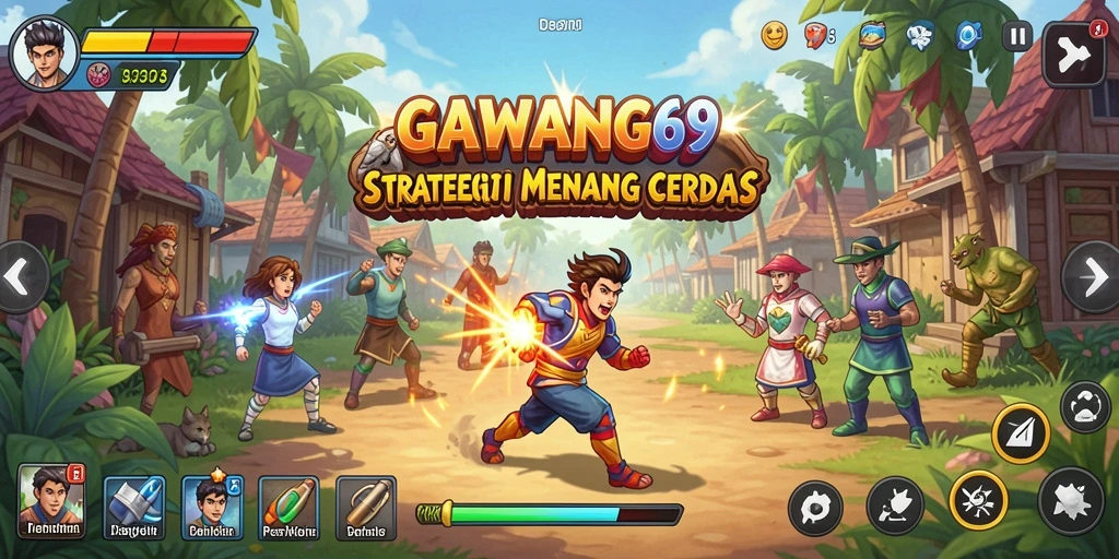Tampilan gameplay GAWANG69 yang menantang dan strategis.