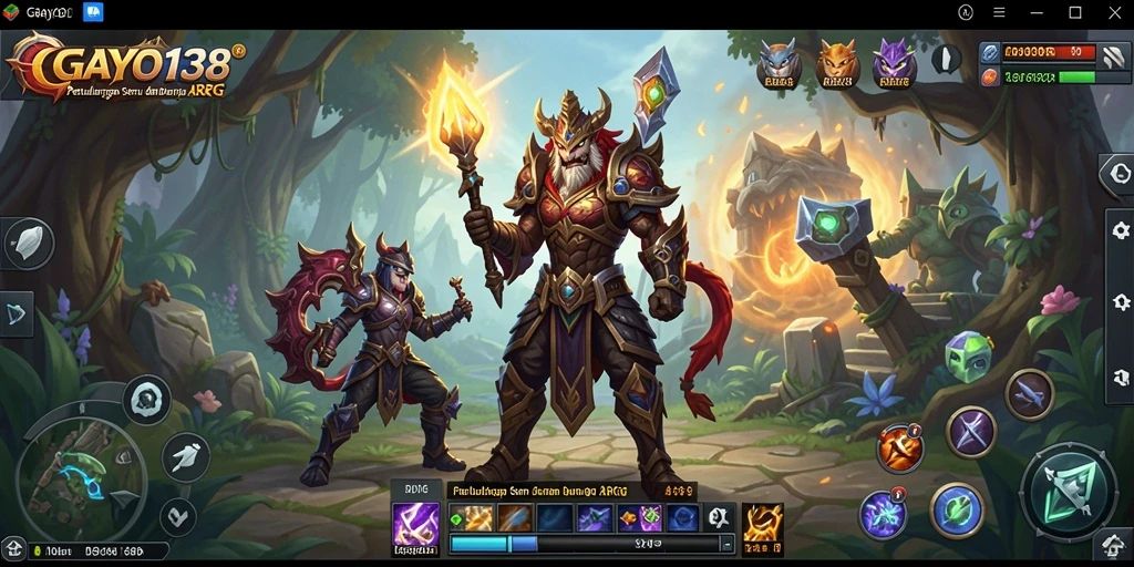 Tampilan gameplay seru di dunia petualangan ARPG GAYO138.