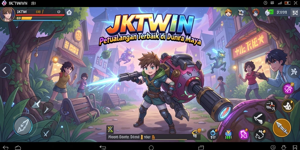 Tampilan gameplay menarik dari JKTWIN dengan karakter Anime.