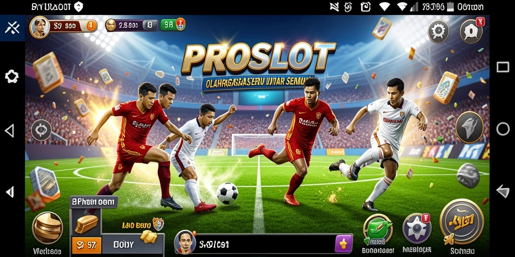 Tampilan gameplay PROSLOT yang dinamis dan menarik.