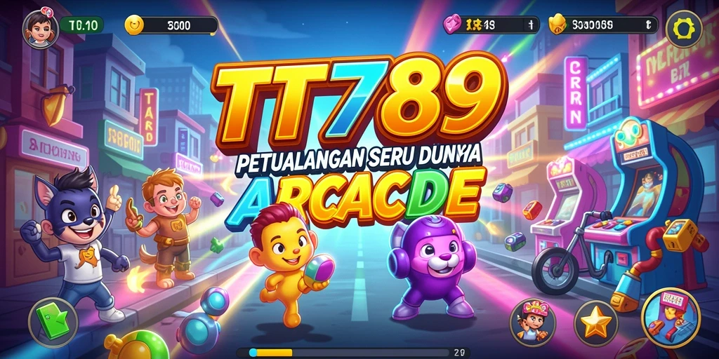 Tangkapan layar utama TT789 menampilkan aksi gameplay yang seru dan menantang.