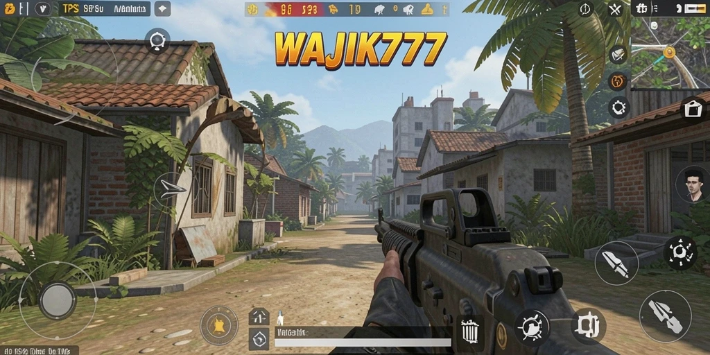Gambar permainan WAJIK777 menampilkan momen aksi seru dalam TPS.